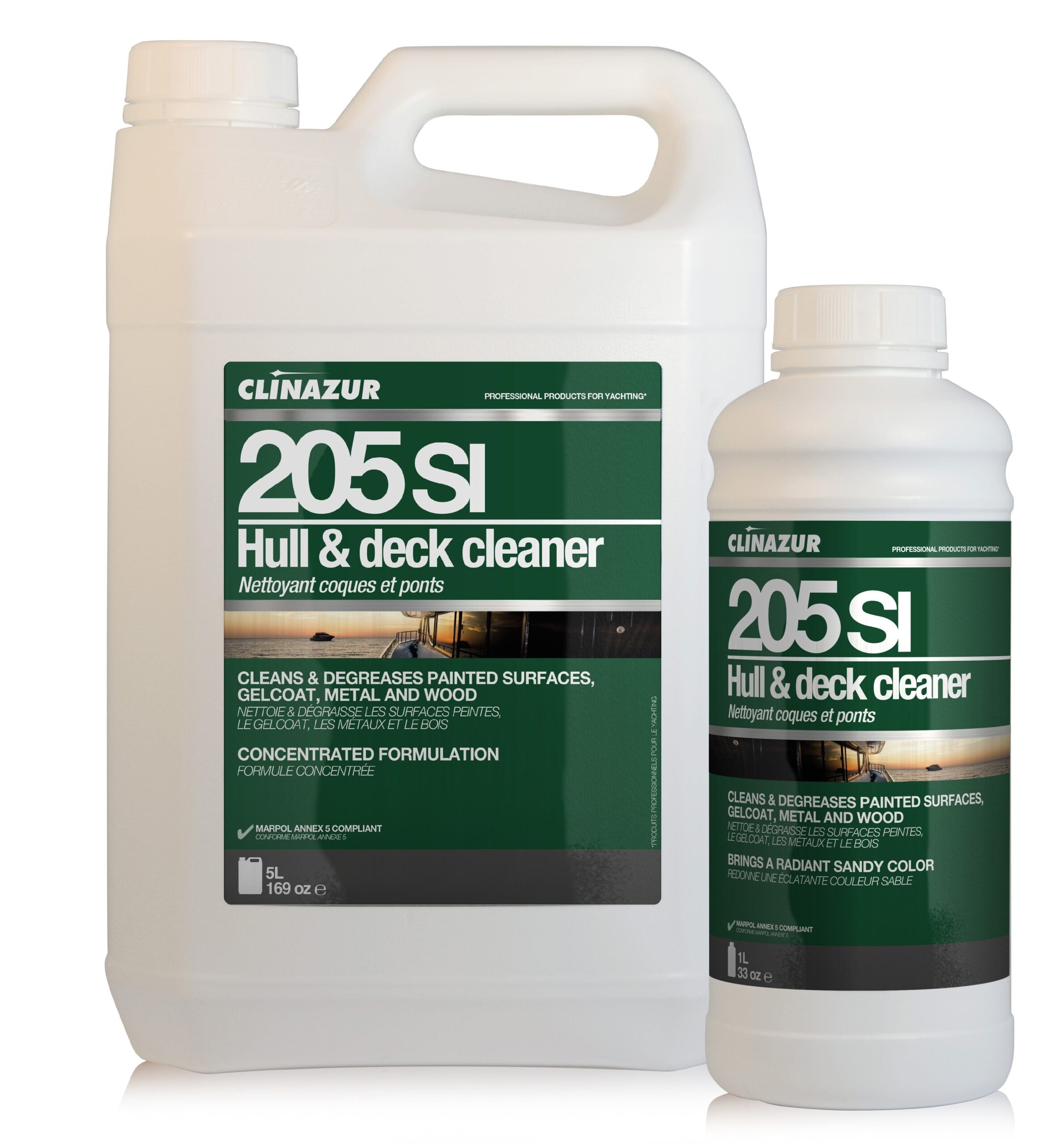 Σαμπουάν Σκάφους Clinazur 205 si Hull N Deck Cleaner C 1L