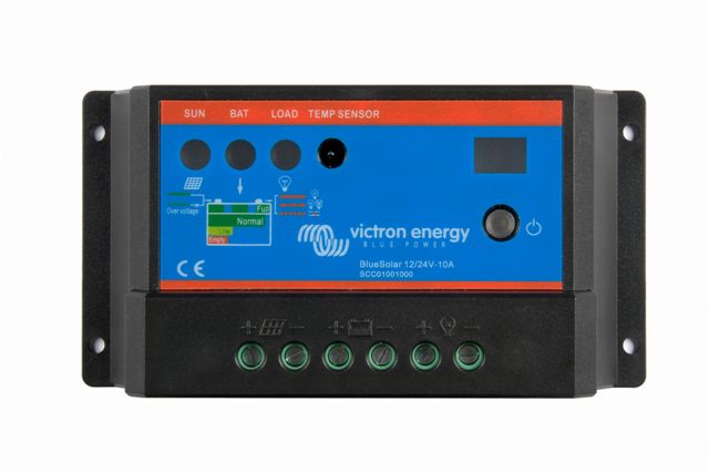 Ελεγκτής Ηλιακού Φορτιστή Victron 12/24 10Amp