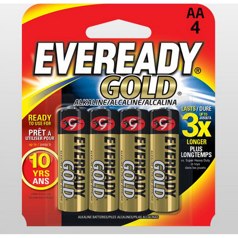 Eveready Gold Αλκαλικές Μπαταρίες AA 1.5V 4τμχ