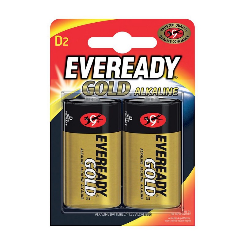 Eveready Gold Αλκαλικές Μπαταρίες D-LR20 Blister 2τεμ
