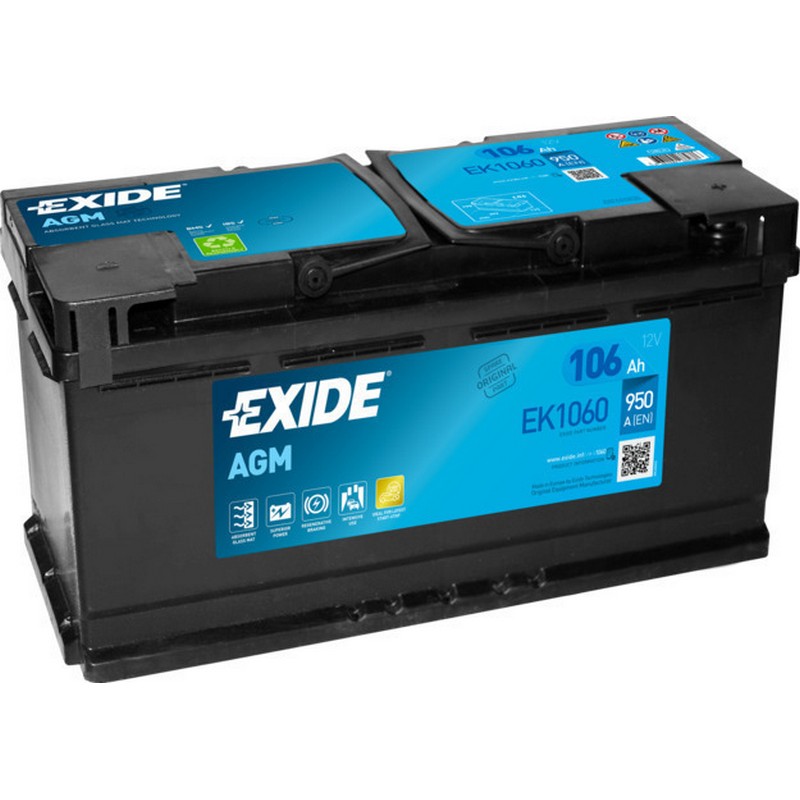Μπαταρία Exide EK1060 L06 106AH