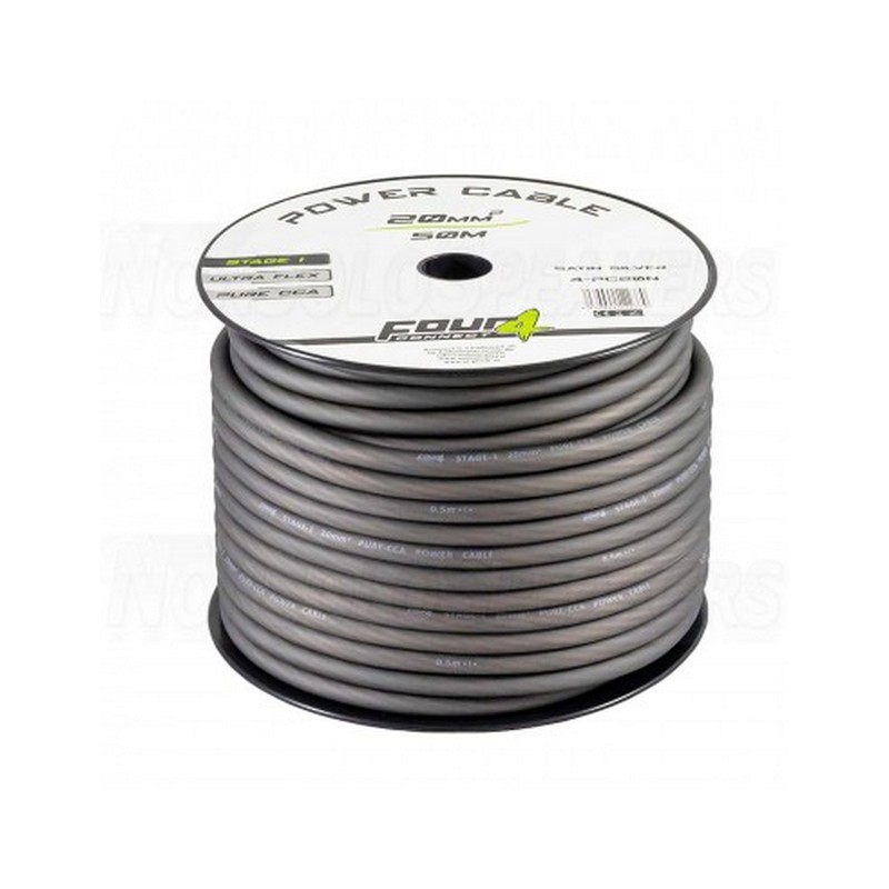 ΚΑΛΩΔΙΟ ΡΕΥΜΑΤΟΣ CONNECTION 4 GAUGE GREY