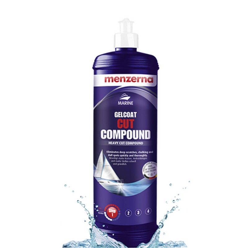 Χοντρή Αλοιφή Γυαλίσματος Σκάφους - Menzerna Gelcoat Heavy Cut Compound 1lt