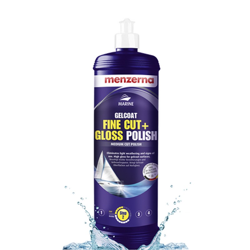 Ψιλή Αλοιφή Γυαλίσματος Σκάφους - Menzerna Fine Cut & Gloss Polish 1lt 
