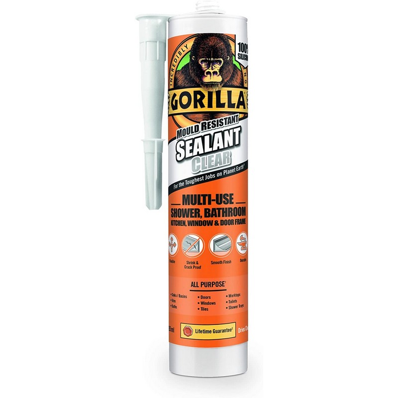 Σιλικόνη Gorilla Σε Φυσίγγιο Διαφανής 295ml 