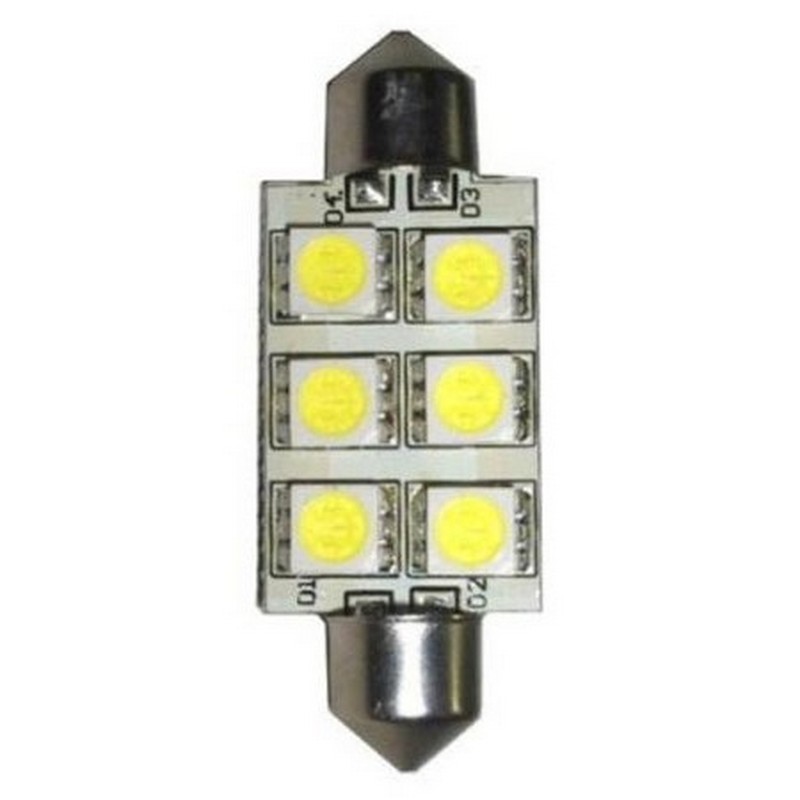 Λαμπάκι Festoon 6Led 38mm