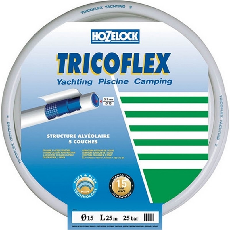 Λάστιχο Νερού Hozelock Tricoflex Yachting 15m 1/2''