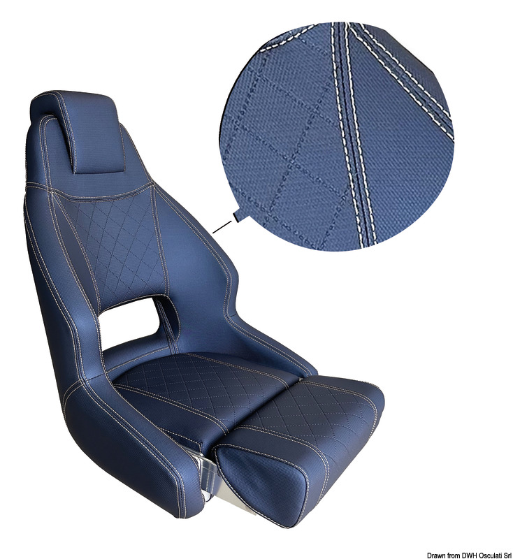 Κάθισμα Skipper Deluxe Osculati Μπλε