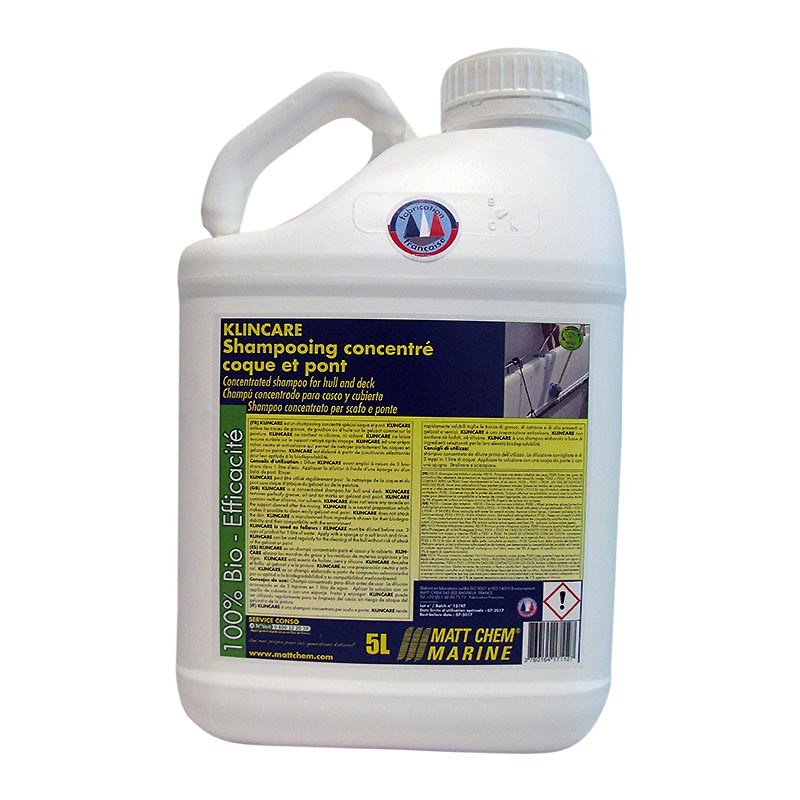 Σαμπουάν Σκάφους Matt Chem Klincare 5ltr
