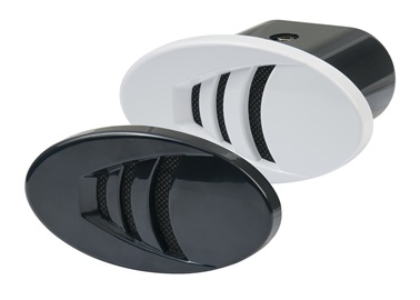 Κόρνα Marco Πλαστική Χωνευτή 12v Black & White