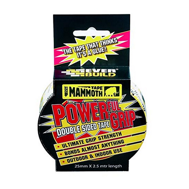 Ταινία Διπλής Όψης 12mm x 2.5mt Mammoth Double Side Tape