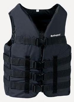 Σωσίβιο Σκι με 4 Ιμάντες Marinepool ISO 50Ν Μαύρο-50-70KG