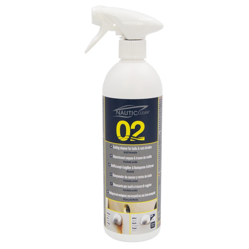 Καθαριστικό Σκουριάς Nautic Clean 02 Rust Remover & Scaling Cleaner 750ml