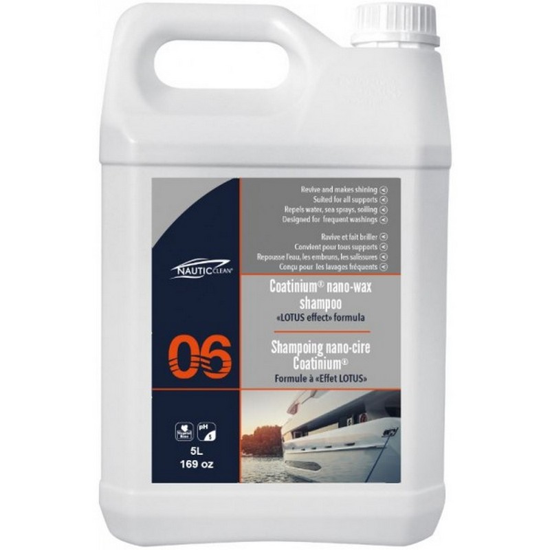Σαμπουαν Σκάφους Nautic Clean 06 Nano Wax Shampoo 5Lt