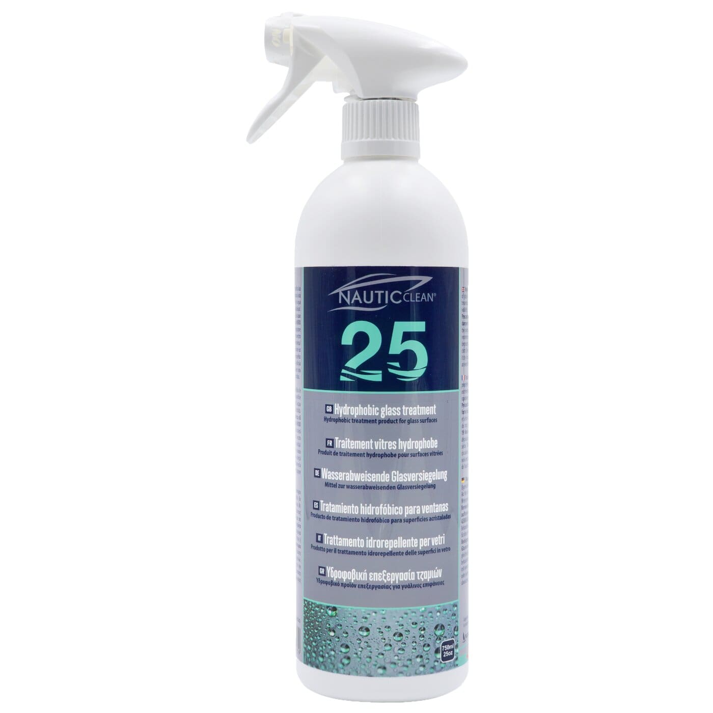 Nautic Clean N.25 Υδροαπωθητικό Υγρό Για Τζάμια 750ml 