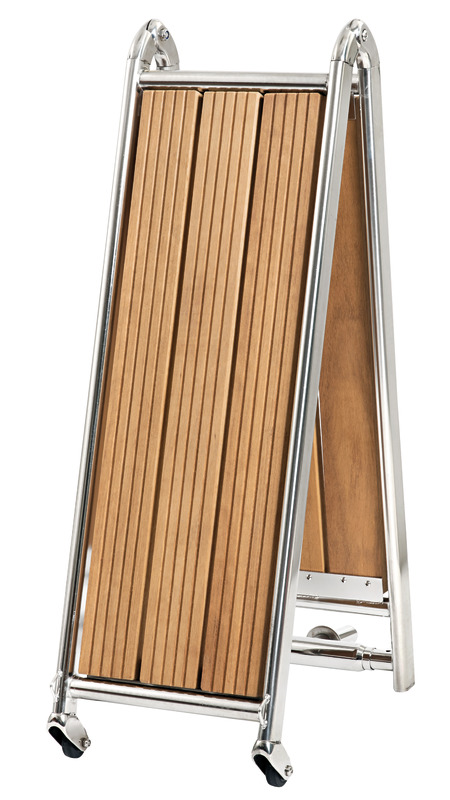 Πασαρέλα Πτυσσομενη AISI316/iroko 220 cm Osculati