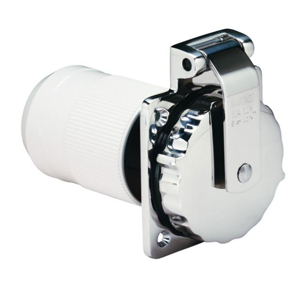 Πρίζα Σκάφους Marinco 32A Inox