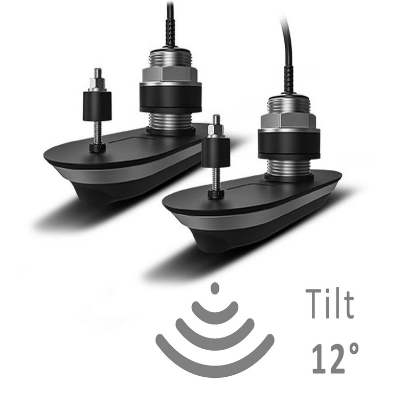 Raymarine Element RV-412 Stainless Steel Through-Hull Set / 12° deadrise angle