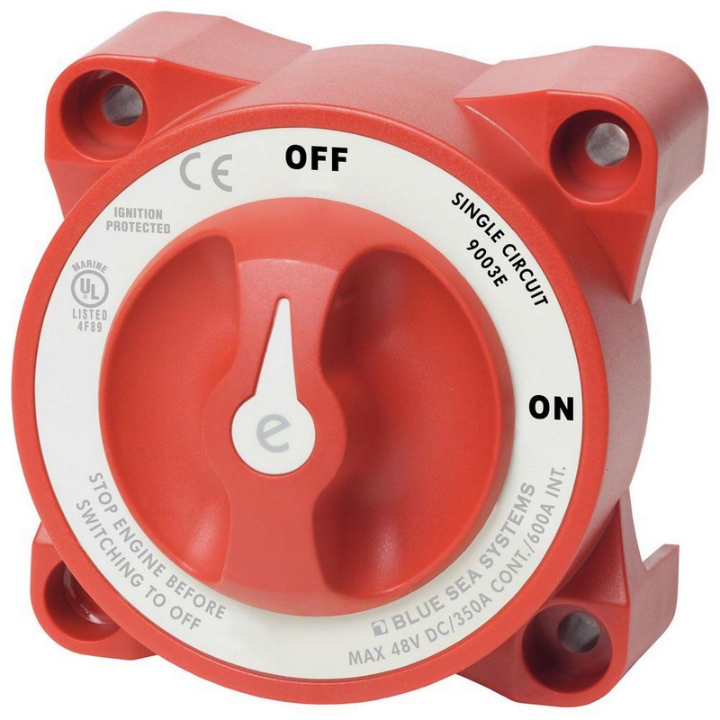 Διακόπτης Μπαταρίας Blue Sea Systems 9003 E Series On Off Battery Switch