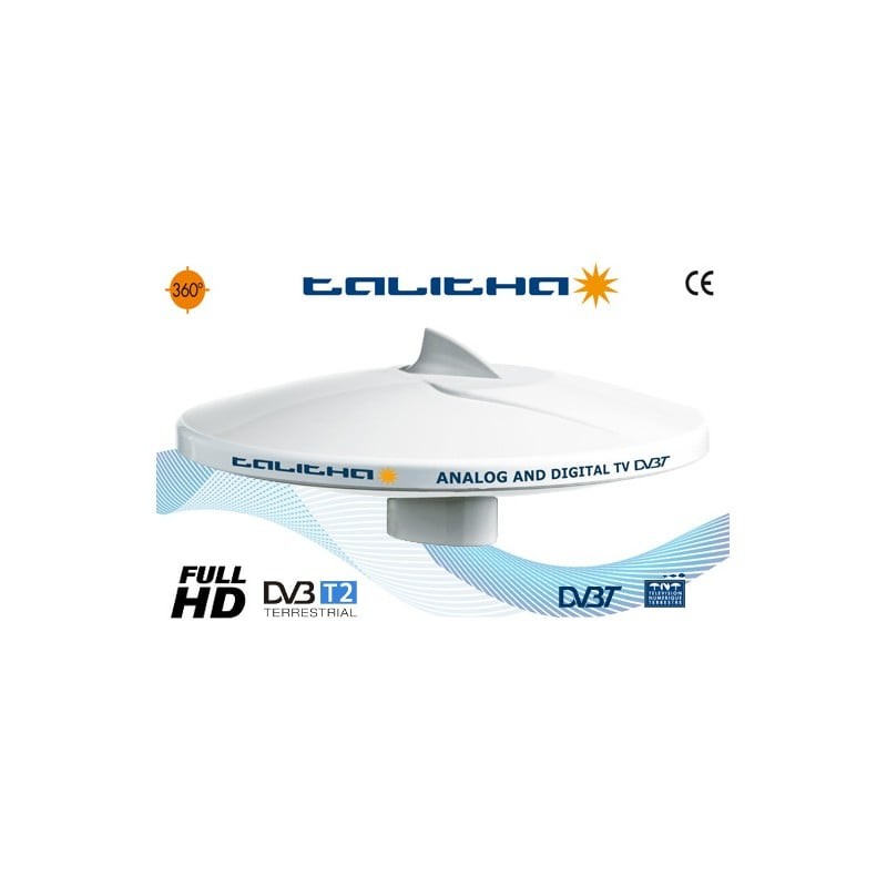 Κεραία Τηλεόρασης Glomex Talitha AGC/DAB/AM-FM TV Antenna 250mm 26db