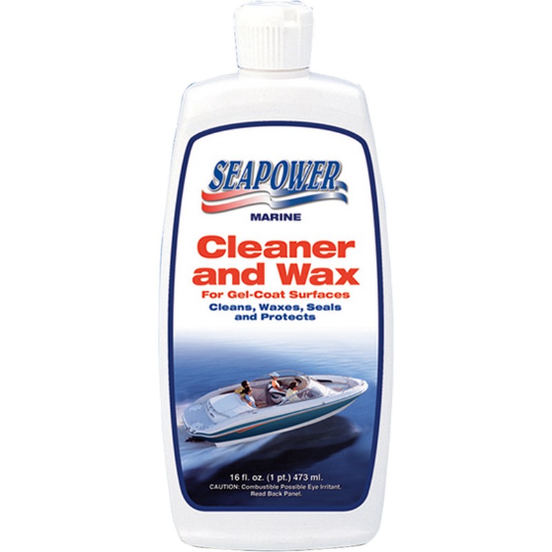 Αλοιφή Καθαρισμού-Γυαλίσματος 473ml-3.78ltSea Power Cleaner and Wax Made in Usa