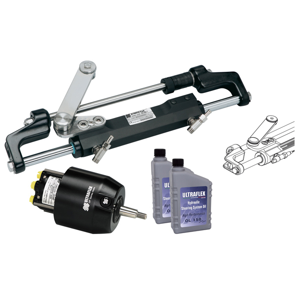 Υδραυλικό Τιμόνι Ultraflex UC128-OBF/1 ΕΩΣ 300HP