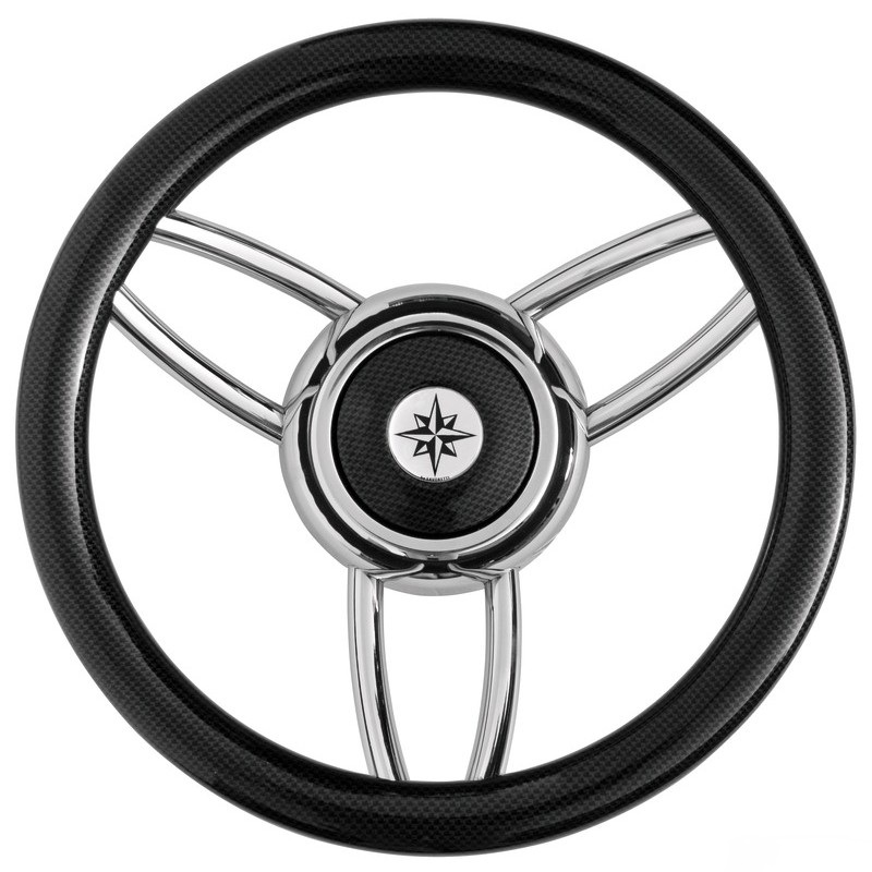 Τιμόνι Σκάφους Carbon Inox 350mm Osculati