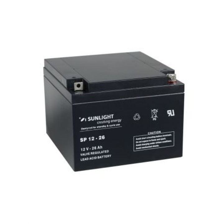 Μπαταρία Sunlight 12V 26 Ah