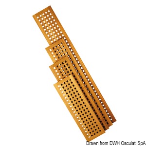 Καφασωτό Πασαρέλας Teak grating 1250x300 mm