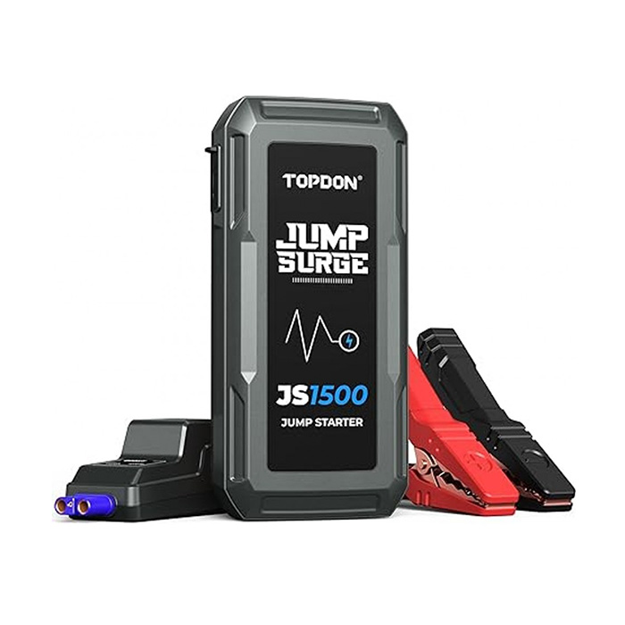 Topdon JS1500 Φορητός Εκκινητής Μπαταρίας Αυτοκινήτου 10000mAh με Power Bank / USB 12V