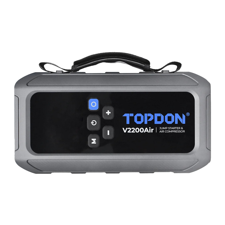 Topdon V2200 Φορητός Εκκινητής Μπαταρίας Αυτοκινήτου με Powerbank / USB / Φακό