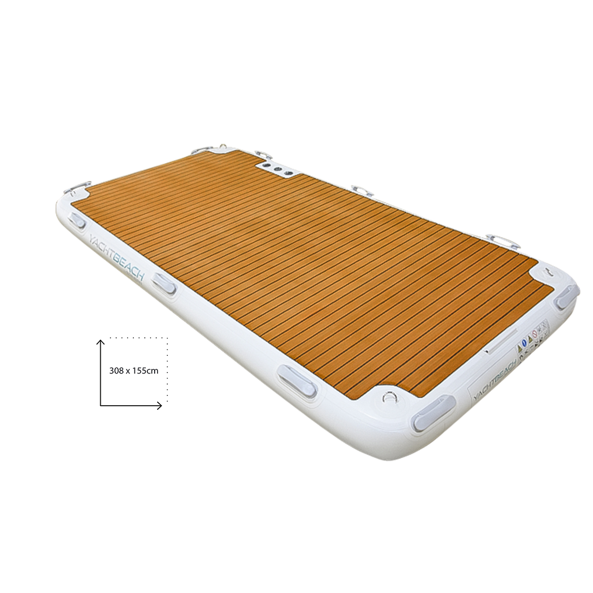 Πλατφόρμα Σκάφους YachtBeach 23229 Platform 308x155cm PremiumTeak