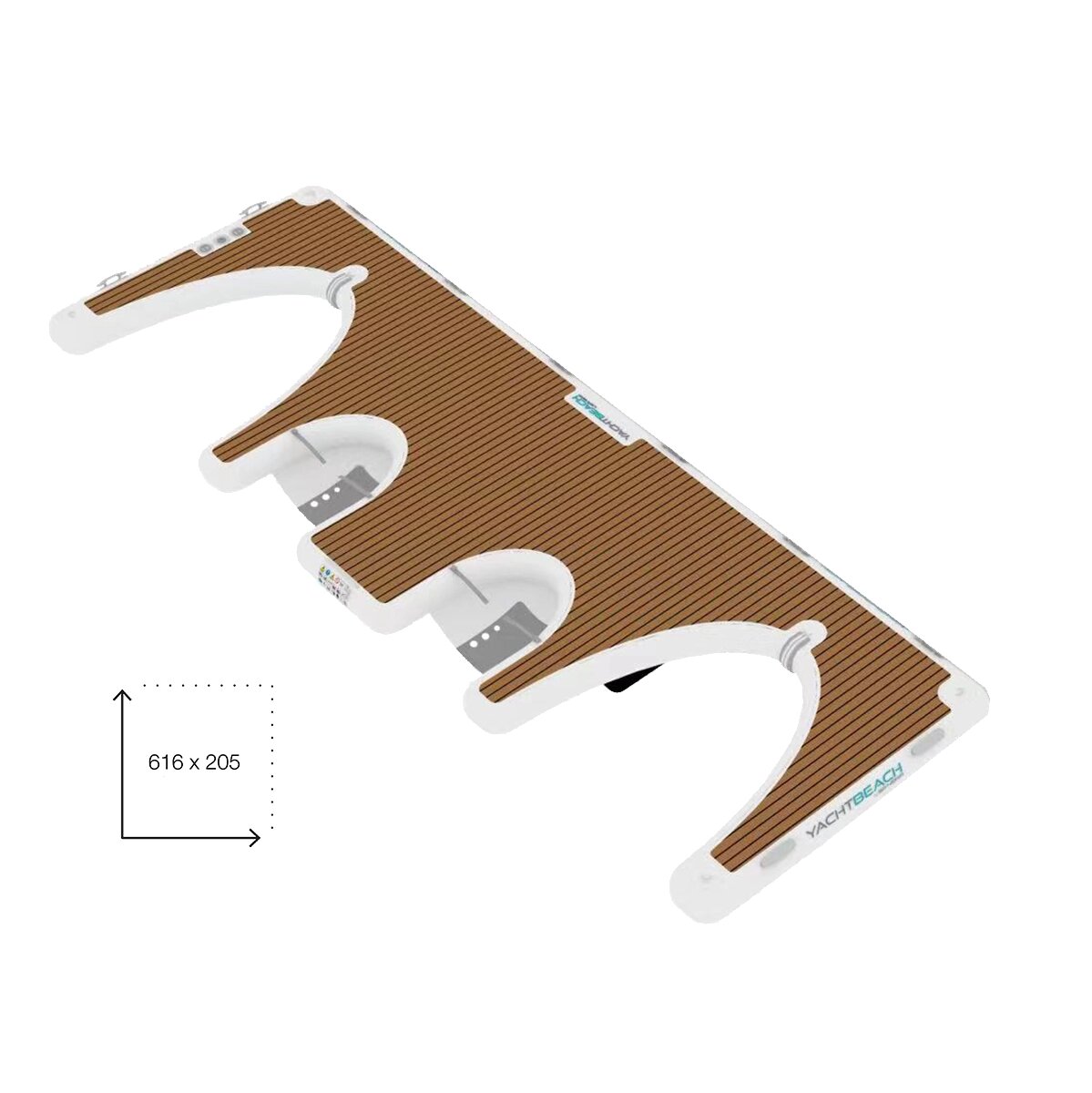 Πλατφ΄όρμα Yachtbeach Toy Dock 6.16 Dropstitch 616 x 205 x 20 cm