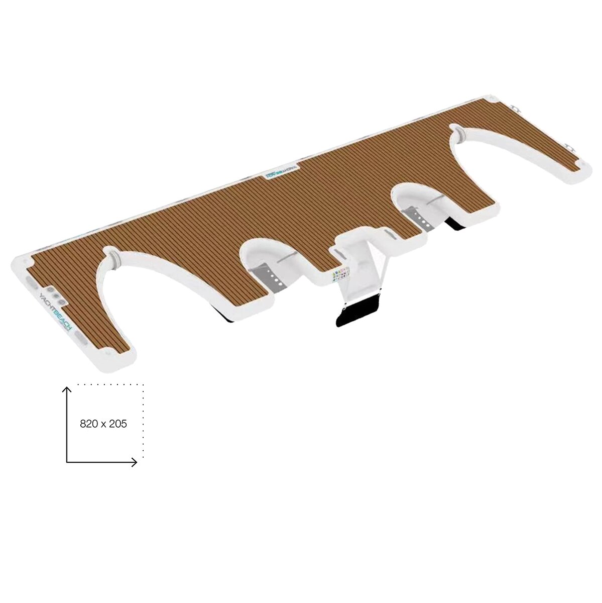 Πλατφόρμα Yachtbeach Toy Dock 8.20 Dropstitch 820 x 205 x 20 cm