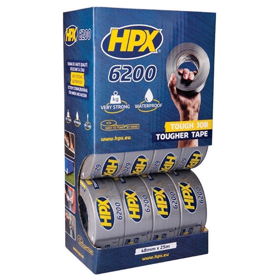 Υφασμάτινη Ταινία Ασημί HPX 6200 48mm X 25mm