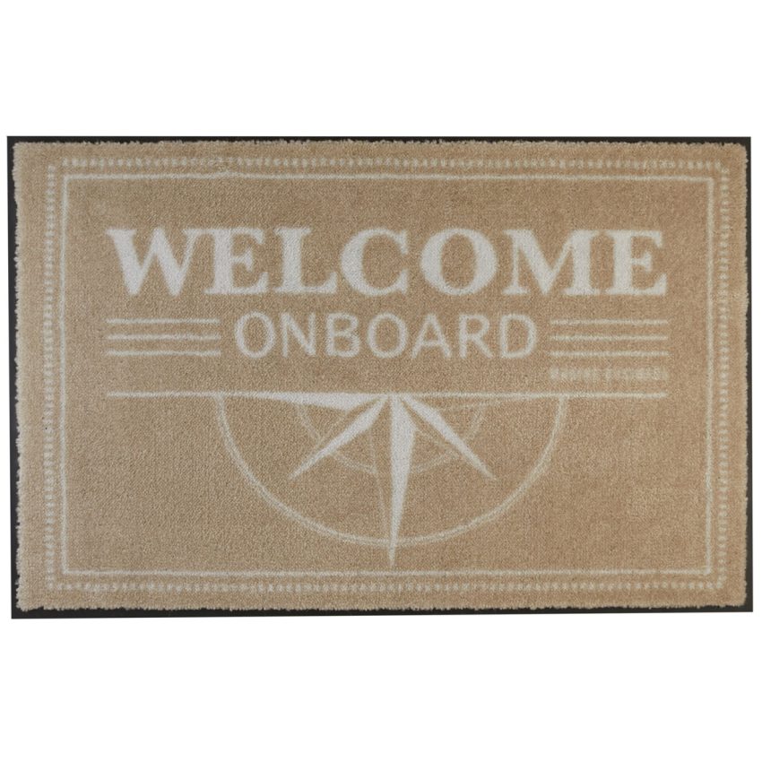 Welcome Beige Marine Business