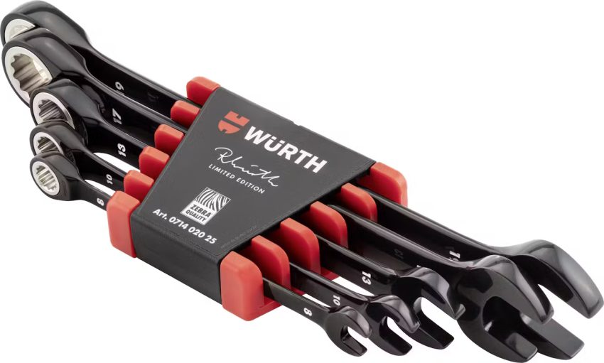 Wurth Ratchet Combination Wrench Set – 5pcs RW Edition
