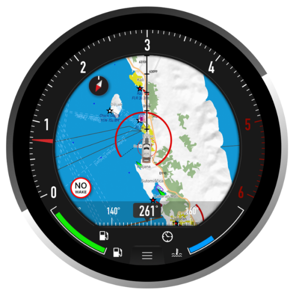 Multifunction Boat Display LX Nav E360 + GPS