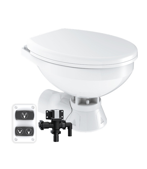 Ηλεκτρική Τουαλέτα Seaflo Deluxe Quiet FLush 12V